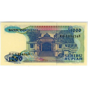 Indonesia 1000 Rupiah 1987