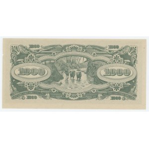 Malaya 1000 Dollars 1945 (ND)