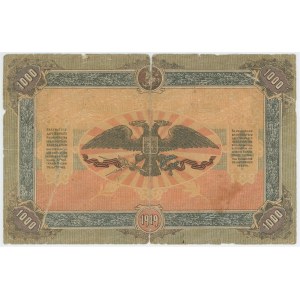 Russia - South High Command of the Armed Forces 1000 Roubles 1919