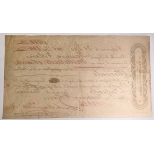 Chile Ferro Sanguinetti & Co Valparaiso Genoa Bill of Exchange for Lire 800 1904