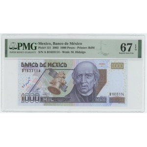 Mexico 1000 Pesos 2002 PMG 67 EPQ
