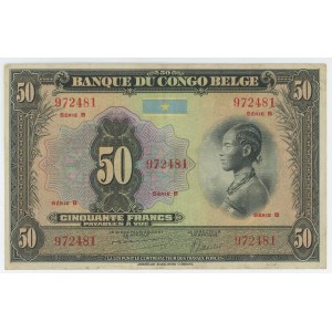 Belgian Congo 50 Francs 1943 - 1952 (ND)