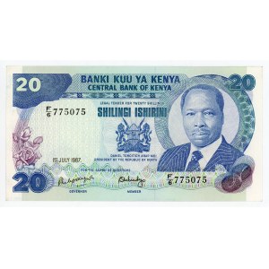 Kenya 20 Shillings 1987