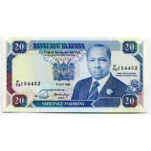 Kenya 20 Shillings 1989