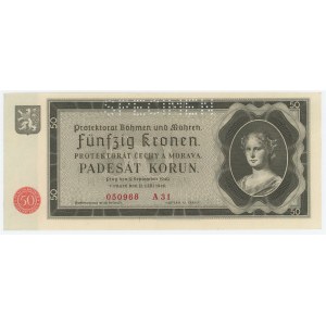 Bohemia & Moravia 100 Korun 1940 Specimen