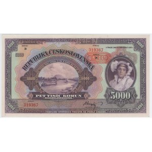 Bohemia & Moravia 5000 Korun 1943