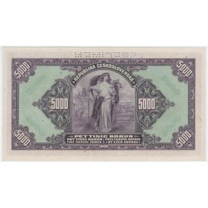 Bohemia & Moravia 5000 Korun 1943