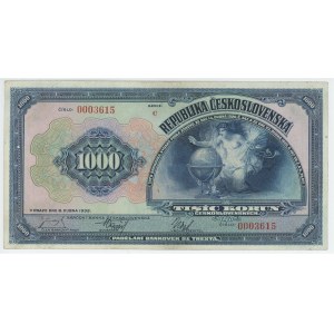 Czechoslovakia 1000 Korun 1932