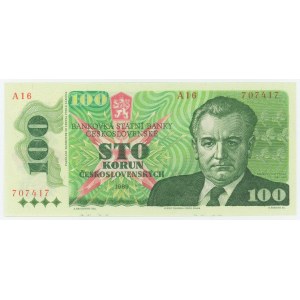 Czechoslovakia 100 Korun 1989