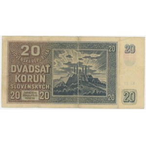 Slovakia 20 Korun 1939