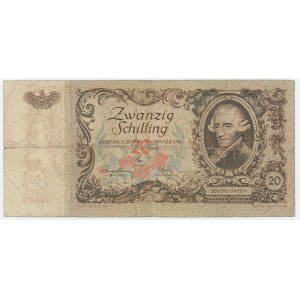 Austria 20 Schilling 1950