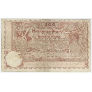 Belgium 100 Francs 1920