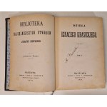 KRASICKI Ignacy - DZIEŁA Tom I-VI Wyd.1878-1879 PIĘKNA OPRAWA PÓŁSKÓREK Z EPOKI