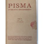 KRASIŃSKI Zygmunt - PISMA Tom I-VI Wyd. 1904 PIĘKNA OPRAWA Z EPOKI PÓŁSKÓREK