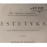 LEMCKE Karol - ESTETYKA Tom I-II w 1 woluminie Lwów 1874