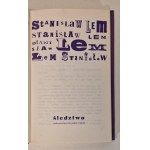 LEM Stanisław - ŚLEDZTWO