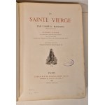 MANYARD L'abbe U. - LA SAINTE VIERGE ŚWIĘTA DZIEWICA Wydanie 1877