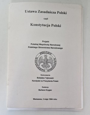 USTAWA ZASADNICZA POLSKI CZYLI KONSTYTUCJA POLSKI