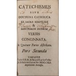 DOCTRINA CATHOLICA Część I, II, IV Wydanie 1741