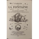 [LA FONTAINE BAJKI] FABLES DE LA FONTAINE AVEC LES FIGURES D'OUDRY PARUES DANS L'EDITION DESAINT ET SAILLANT DE 1755