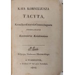 TACYT Kai Korneliusz - KRONIKA OD ZEYŚCIA CEZARA AUGUSTA Wyd. 1803