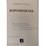 JAWORSKA Władysława - WSPOMNIENIA Dedykacja autorki dla R.M. Grońskiego