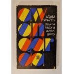 WAŻYK Adam - DZIWNA HISTORIA AWANGARDY Wydanie 1