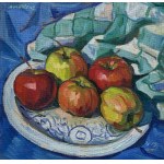 Slawomir J. Siciński, Still life with apples-diptych