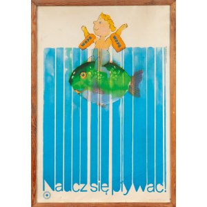 Andrzej KRZYSZTOFORSKI (b. 1943), Poster: Learn to swim! WOPR
