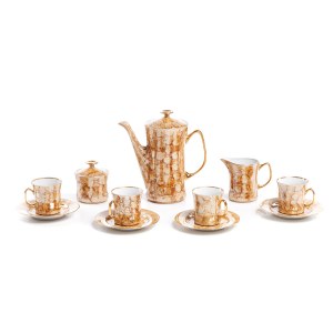 Coffee set for 4 people - Porcelana Wloclawek
