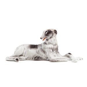 Lying greyhound - Table Porcelany Plant Walbrzych