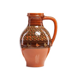 Decorative jug, Cooperative of Work of Folk and Artistic Industry Kamionka in Lysa Gora.
