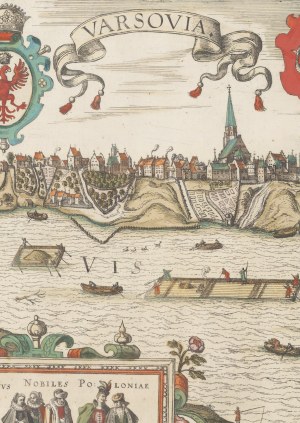 Frans Hogenberg, Georg Braun, Varsovia, 1617