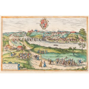 Frans Hogenberg, Georg Braun, Ansicht von Grodno, 1575