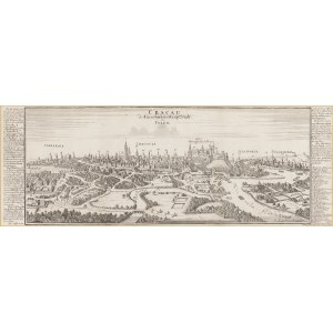 Gabriel Bodenehr (1664 Augsburg - 1758 Augsburg), Widok Krakowa, około1730