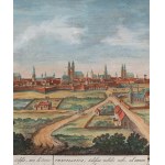 Pieter Schenk der Ältere (1660 Eberfeld - 1711 Leipzig), Panorama von Wrocław, 1702