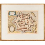 Frans Hogenberg, Georg Braun, Plan Zamościa, około1625