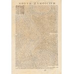 Frans Hogenberg, Georg Braun, Plan Zamościa, około1625