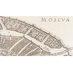 Matthäus Merian (1593 Bazylea - 1650 Schwalbach), Plan Moskwy, 1646