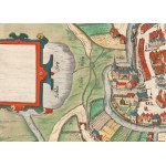 Frans Hogenberg, Georg Braun, Perspektywiczny plan Świebodzina, 1598