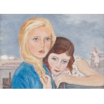 Wlastimil Hofman (1881 Prague - 1970 Szklarska Poreba), Pensive girls, 1958