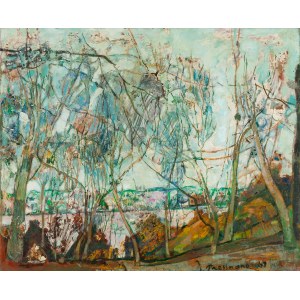 Joseph Pressmane (1904 Berestechko, Ukraine - 1967 Paris), Landscape, 1963