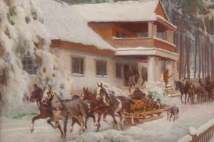 Zygmunt Rozwadowski (1870 Lwów - 1950 Zakopane), Wyjazd na polowanie