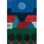 Artur Kolnik (1890 Stanislavov - 1971 Paríž), Domy s červenými strechami