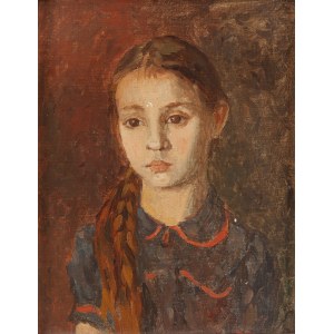 Leonard Pękalski (1896 Grójec - 1944 Warschau), Porträt von Frau Krystyna Grajnert, 1940er Jahre.
