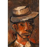 Stanisław Eleszkiewicz (1900 Czutów u Poltavy - 1963 Paříž), Portrét muže v klobouku