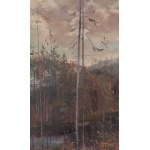 Sylverius Saski (1863 Nottingham - 1954 ), Lesní krajina , 1923