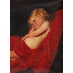 Autor nierozpoznany (XIX w.), Śpiące dziecko