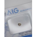 Diamant 0,10 CT VS2 AIG Mailand