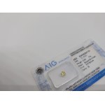 Diament naturalny 0.23 CT AIG Milan